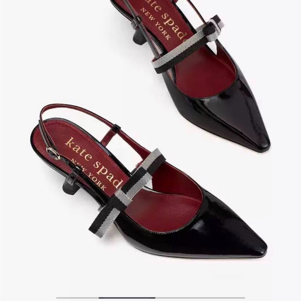 Kate Spade Black and Red Heels